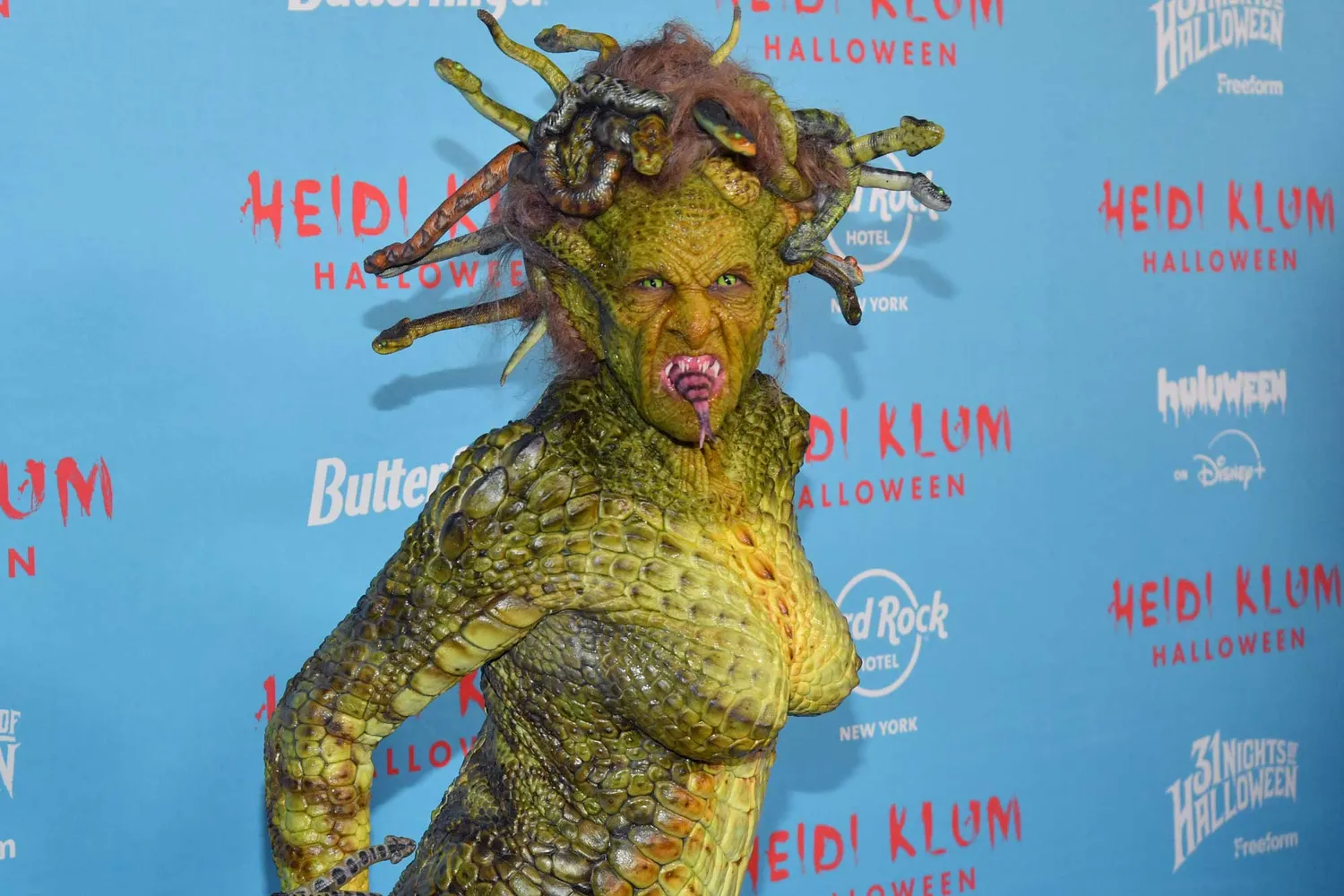 Heidi Klum Brings Terrifying Mythological Creature to Life in 2025 Halloween Costume with Husband Tom Kaulitz