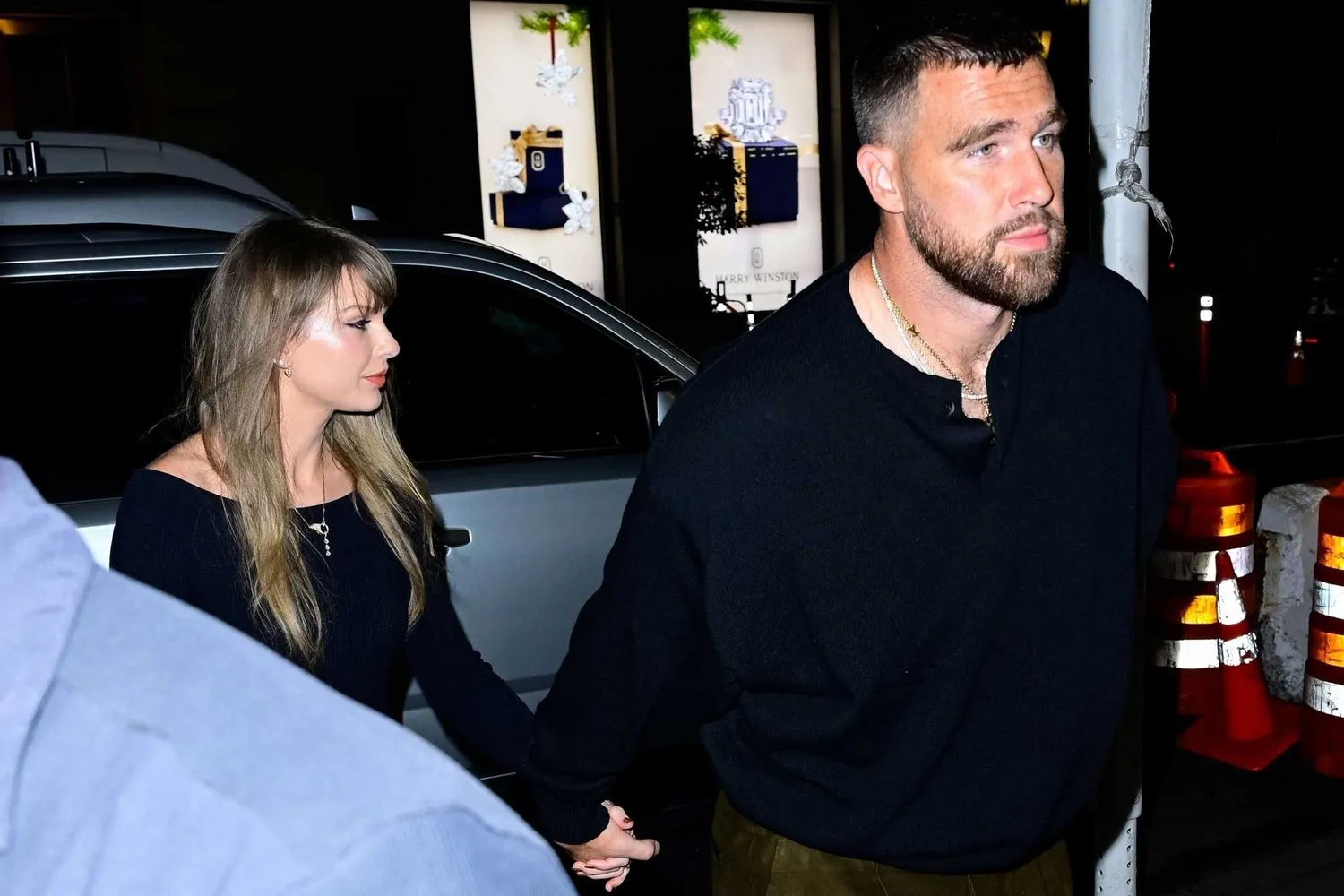 Newly Engaged Taylor Swift and Travis Kelce Step Out for Cozy Dinner Date in N.Y.C. During Chiefs Bye Week