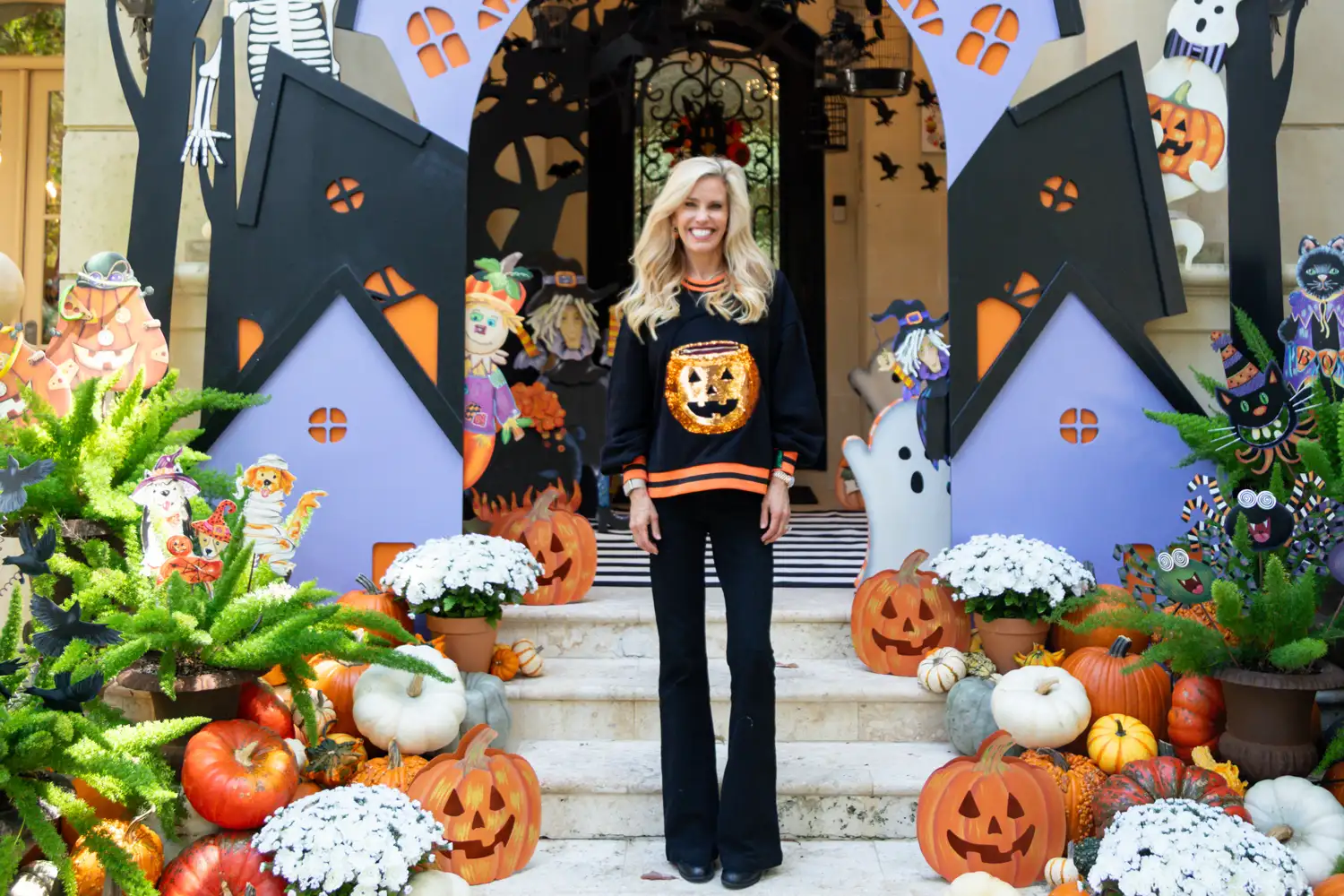 Woman’s ‘Over-the-Top’ Halloween Display ‘Slows Down Traffic’ in Neighborhood, but Wait Until You See the Inside (Exclusive)